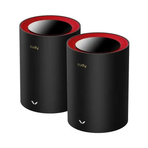 Cudy M3000 AX3000 2.5G Dual Band Wi-Fi 6 Mesh Router (2 Pack)