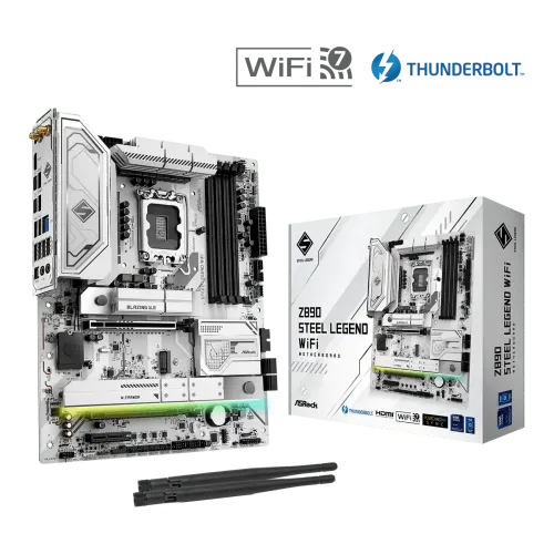 ASRock Z890 Steel Legend WiFi LGA1851 DDR5 ATX Motherboard